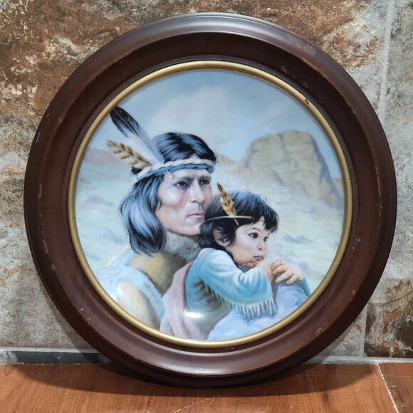 Vague Shadows The Kjowa Nation Decorative Collector Plate by Perillo - Picture 1 of 16